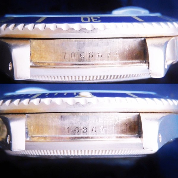 激希少18金無垢フジツボ青サブ1981年頃製造☆ロレックス サブマリーナ