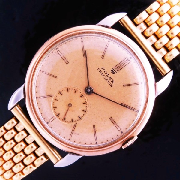 1930年代 ROLEX 9K ローズゴールド レディース腕時計