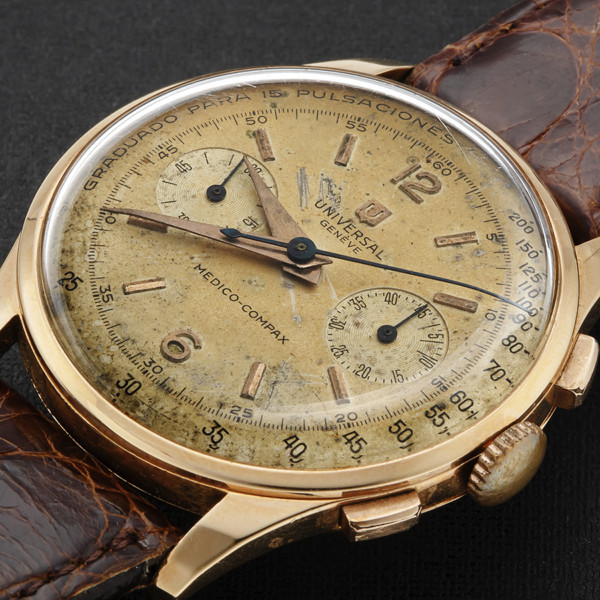 18金無垢ローズゴールド☆幻パルセーションメーター脈拍☆ユニバーサル