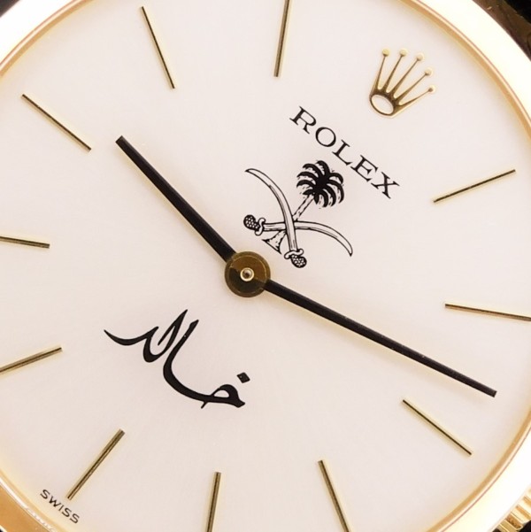 幻1976年製造サウジアラビア国章公式モデル18金無垢☆ロレックス