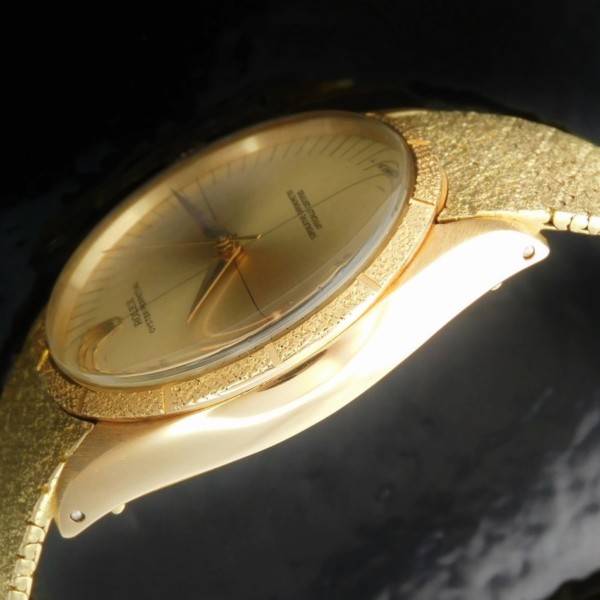 幻の逸品1966年18金無垢パベ模様フル彫金モデル☆ロレックス