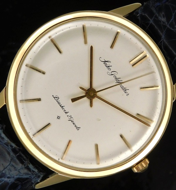 1961年製造18金無垢ウルトラスリム☆セイコー ゴールドフェザーJ14060