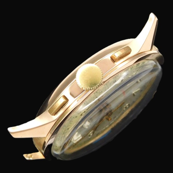 38mm18金無垢ピンクゴールド☆シルバー/silverアンティマグネティック