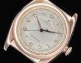 激希少14金無垢☆純正エクスプローラダイアル★ロレックス オイスター バブルバック Ref.3131★Cal.620☆1945年頃製造
