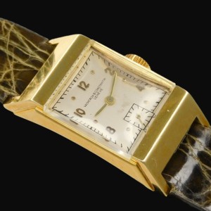 1940年製造伝説キャリCal.435ストーリー★ヴァシュロンコンスタンタン レクタンギュラー★18金無垢ピラミッドケース