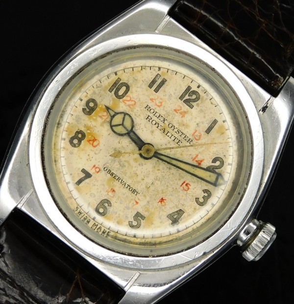 幻の逸品1941年製造24時間レッドインダイアル☆ロレックス 
