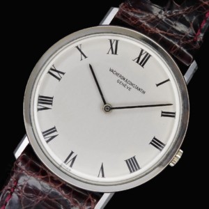 激希少2針名機1014キャリバー5姿勢差調整機★ヴァシュロンコンスタンタン Ref.7811★18金無垢ホワイトゴールド ラウンドスリム