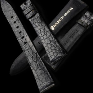 ロレックス 純正ビンテージ アリゲーターストラップ ラグ幅18mm-尾錠幅15mm