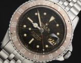 ★★★ R O L E X ★★★ PCG”Pointed Crown Guard” & “OCC”Officially Certified Chronometer – Glossy Glit Dial✩ひらめポインテッドトップガード　& 3列クロノメーター表示 – ミラー&ギルトダイアル G M T – マスター ” Ref.1675″ Cal.1560