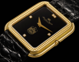 IWC International Watch Company Tank Onix black Diamonds UAE  18k Solid gold Clous de Paris guilloche Ref.2008 Cal.1852  / インターナショナルウオッチカンパニー 18金無垢クールドパリ ブラックオニキス UAE ダイヤモンド 文字盤　