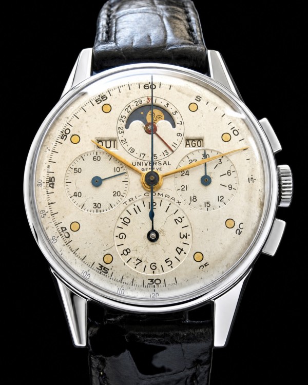 UNIVERSAL GENEVE TRI-COMPAX Ref.22258 Cal.481 Triple Calendar
