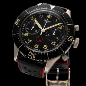 HEUER Militaly Chronograph Ref.TKZ1550SG BUND 6645-12-146-3774★ホイヤー 1969年ドイツ軍公式軍用時計 Cal.23