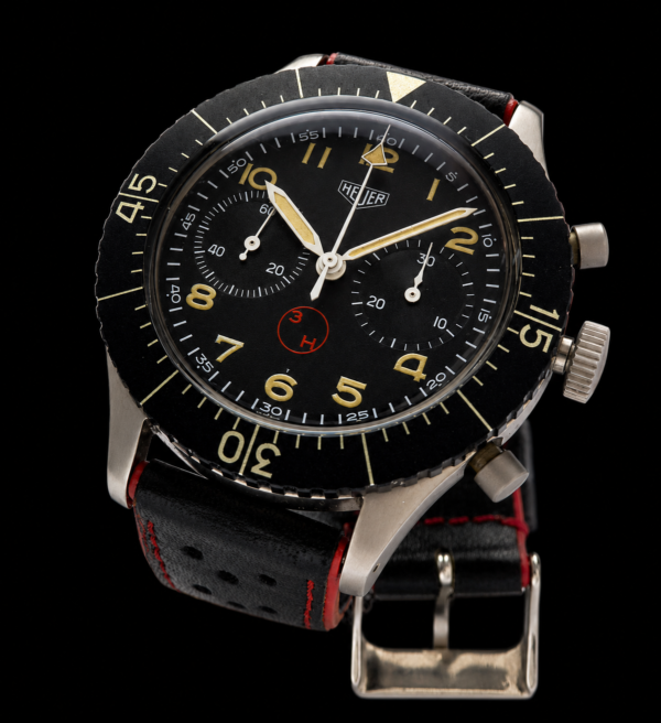 HEUER Militaly Chronograph Ref.TKZ1550SG BUND 6645-12-146-3774