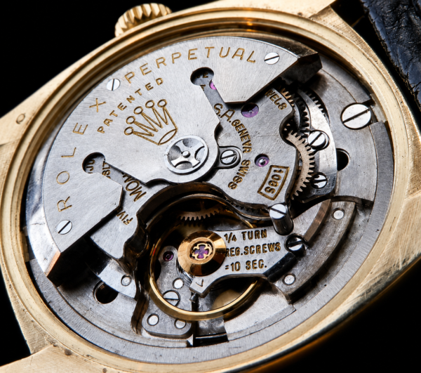 14K Solid Gold ROLEX Oyster Perpetual Datejust Ref.6605 / 14金無垢