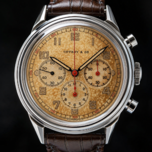 Tiffany & Co By Movado Chronograph Cal.95M François Borgel’s Case as same Patek Philippe 1493 / ティファニー By モバド 伝説クロノグラフ 95M フランソワ・ボーゲル社製　