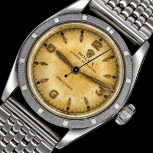 Rolex “OYSTER SPEEDKING” Ref.6221 Cal.710 Super Balance 3,6,9 Explorer Dial Stainless Steel 12 hours Scale 1954’s / ステンレススティール　12時間スケール彫金ベゼル　 “オイスタースピードキング” 　エクスプローラー文字盤