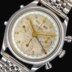 Rolex Oyster Chronogrpah killy Ref.5036 Cal.72C by Serpico y Laino w/Gurantee Card & Original Box / ロレックス オイスタークロノグラフ ジャン＝クロード・キリー  Ref.5036 Cal.72C  SERPICO Y LAINO/セルピコ・イ・ライノ販売 純正箱ギャランティー附属