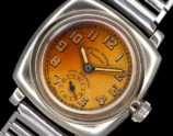 The mistery Story of ROLEX MARCONI Cushion Ref.038 By Oyster Watch Company Cal.51 Damas Nickel-chrome plating(SNOWITE) Circa 1930’s / ロレックス マルコーニ クッションの謎解き物語 Ref.038 Cal.51ダマス ニッケルクロムメッキ 1930年頃製造　