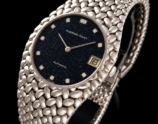 Audeamrs Piguet 18k solid White gold “COBRA” Cal.2121 21k solid gold Rotar 167g Stardust Blue Dial w/10 Diamonds Hour-makers / オーデマ・ピゲ　18金無垢ホワイトゴールド “コブラ” 920キャリベース 2121キャリバー 21金無垢ローター 167グラム