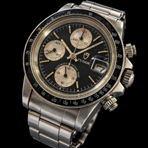 Tudor Oyster Chronograph Date AUTOMATIC CHRONO-TIME Ref.94200 Cal.7750 Big Block Bakelite Bezel 1978s / チュードル　クロノグラフデイト 自動巻きクロノタイム かまぼこ ビックブロック Ref.94200 Cal.7750 ベイクライトベゼル